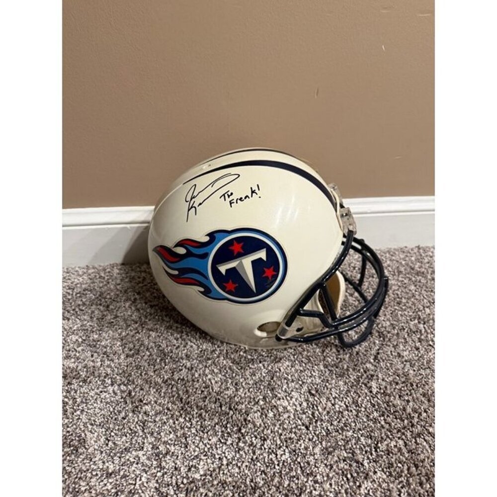 Jevon Kearse signed "Freak" autographed Tennessee Titans F/S Helmet Beckett